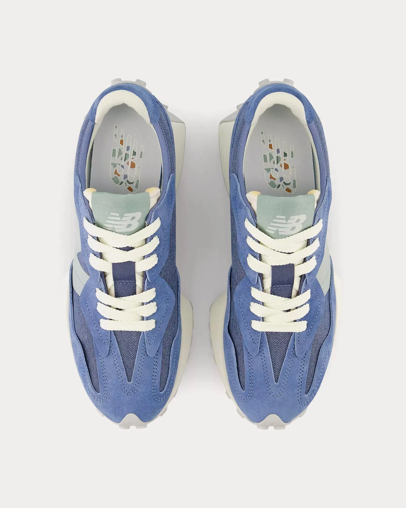 327 Mercury Blue / Juniper Low Top Sneakers