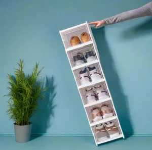 Allergy-Friendly Collapsible Storage Box for Shoes