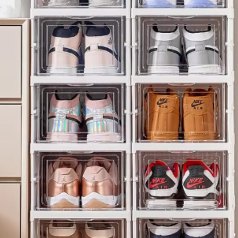 Allergy-Friendly Collapsible Storage Box for Shoes