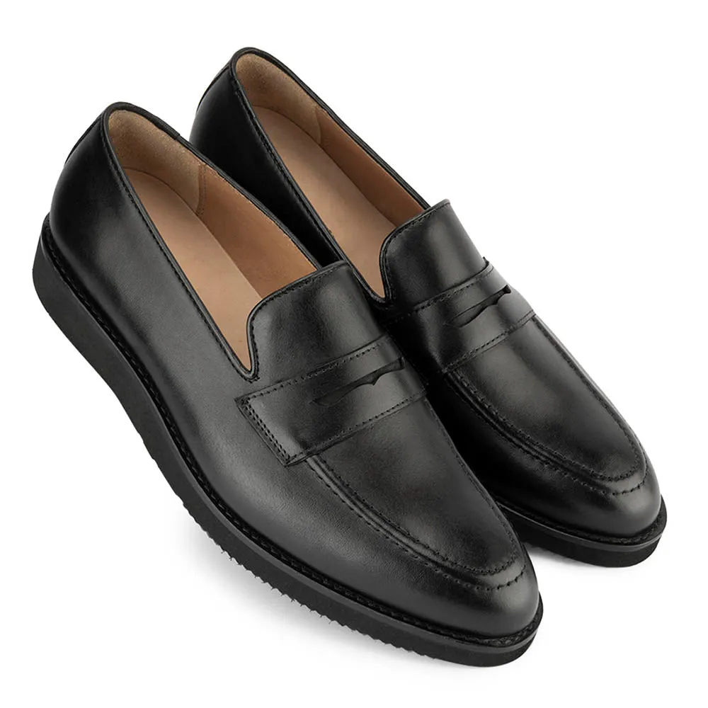 Black Extralight Penny Loafers