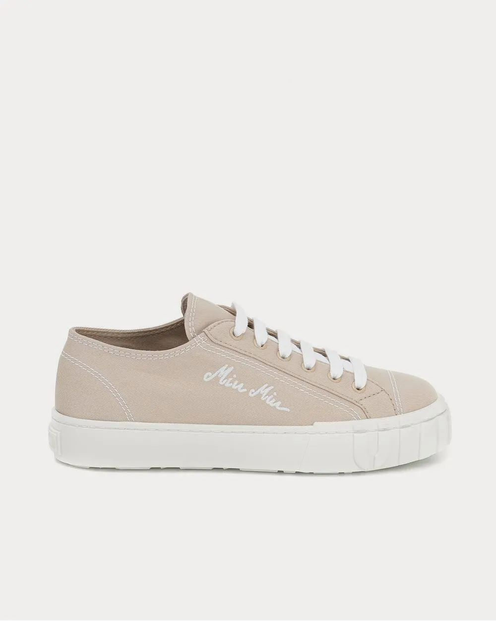 Canvas Corda Bianco Low Top Sneakers