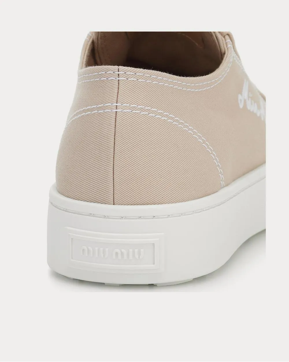 Canvas Corda Bianco Low Top Sneakers