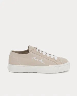 Canvas Corda Bianco Low Top Sneakers