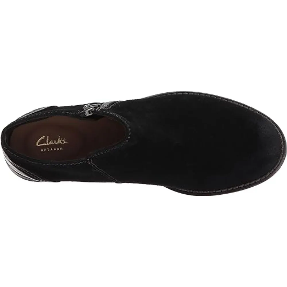 Clarks Women's Black Maypearl Juno Ankle Bootie