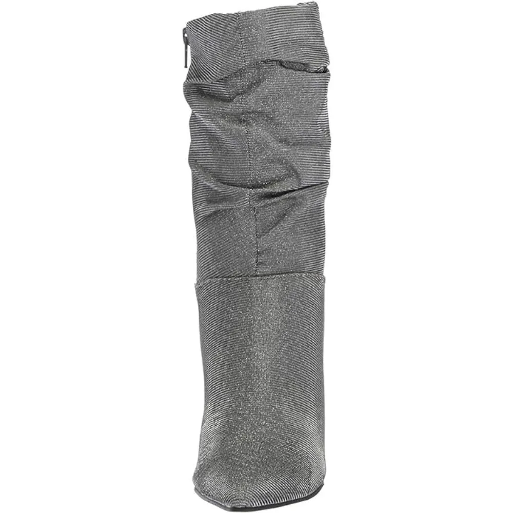 Darla Charcoal Luna Shine Nina Mid Calf Boots
