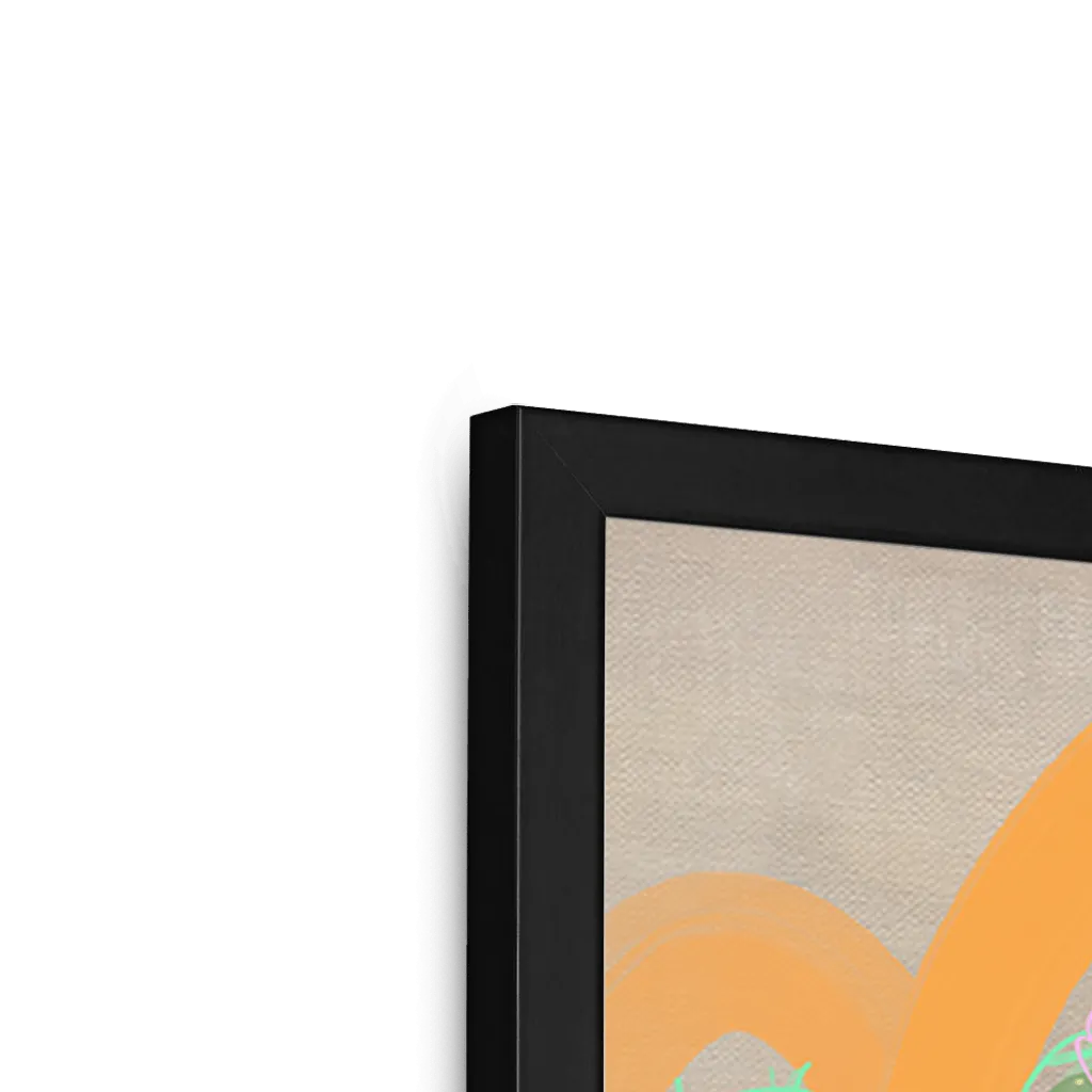 Desert Rain Framed Print