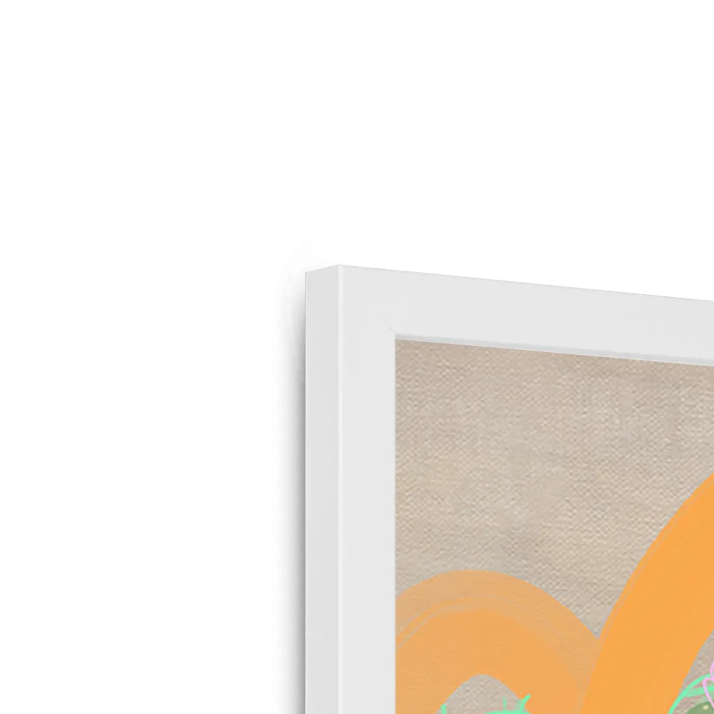 Desert Rain Framed Print