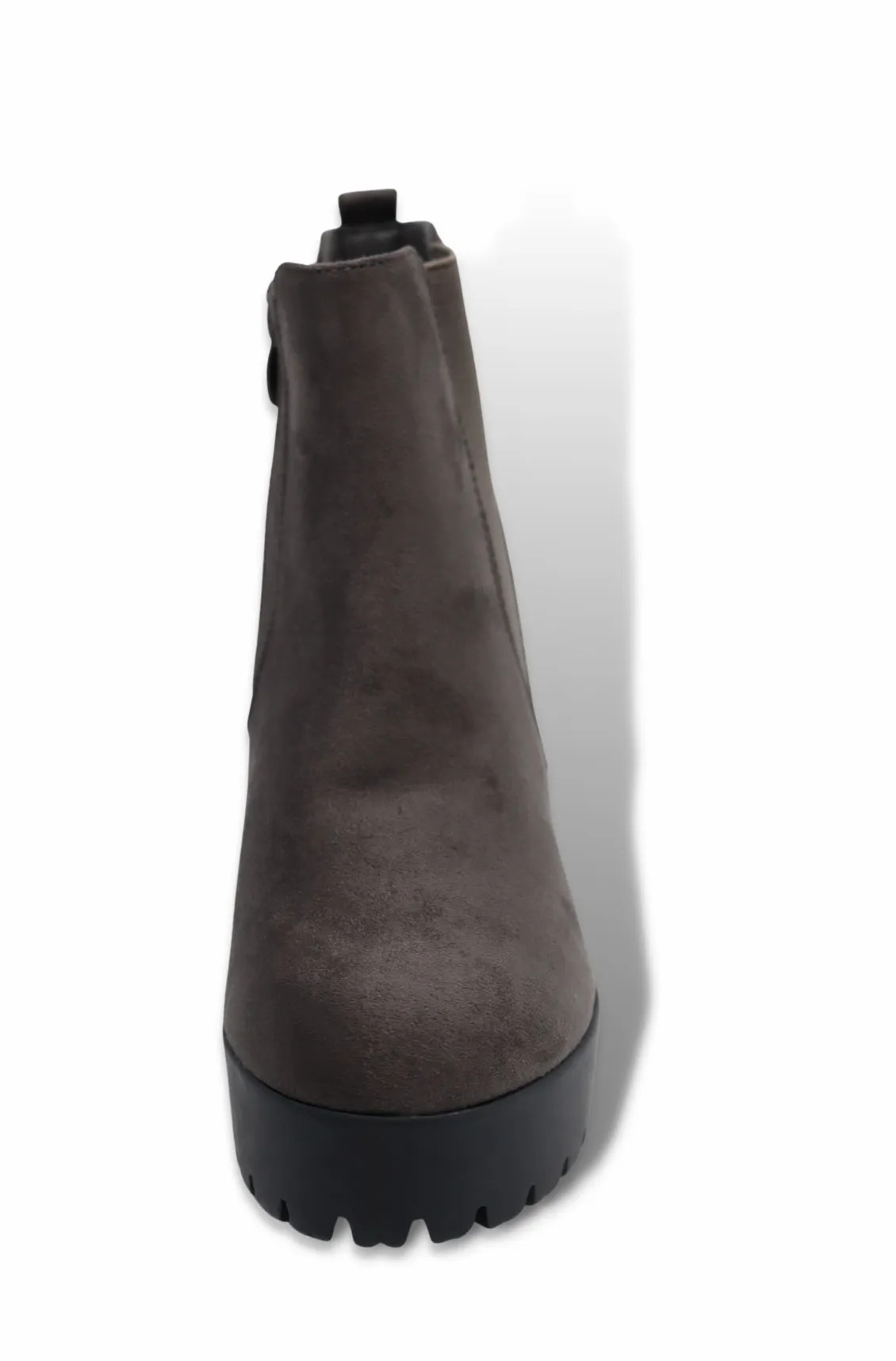 Edwin Women’s Suedette Ankle Boots (Grey)