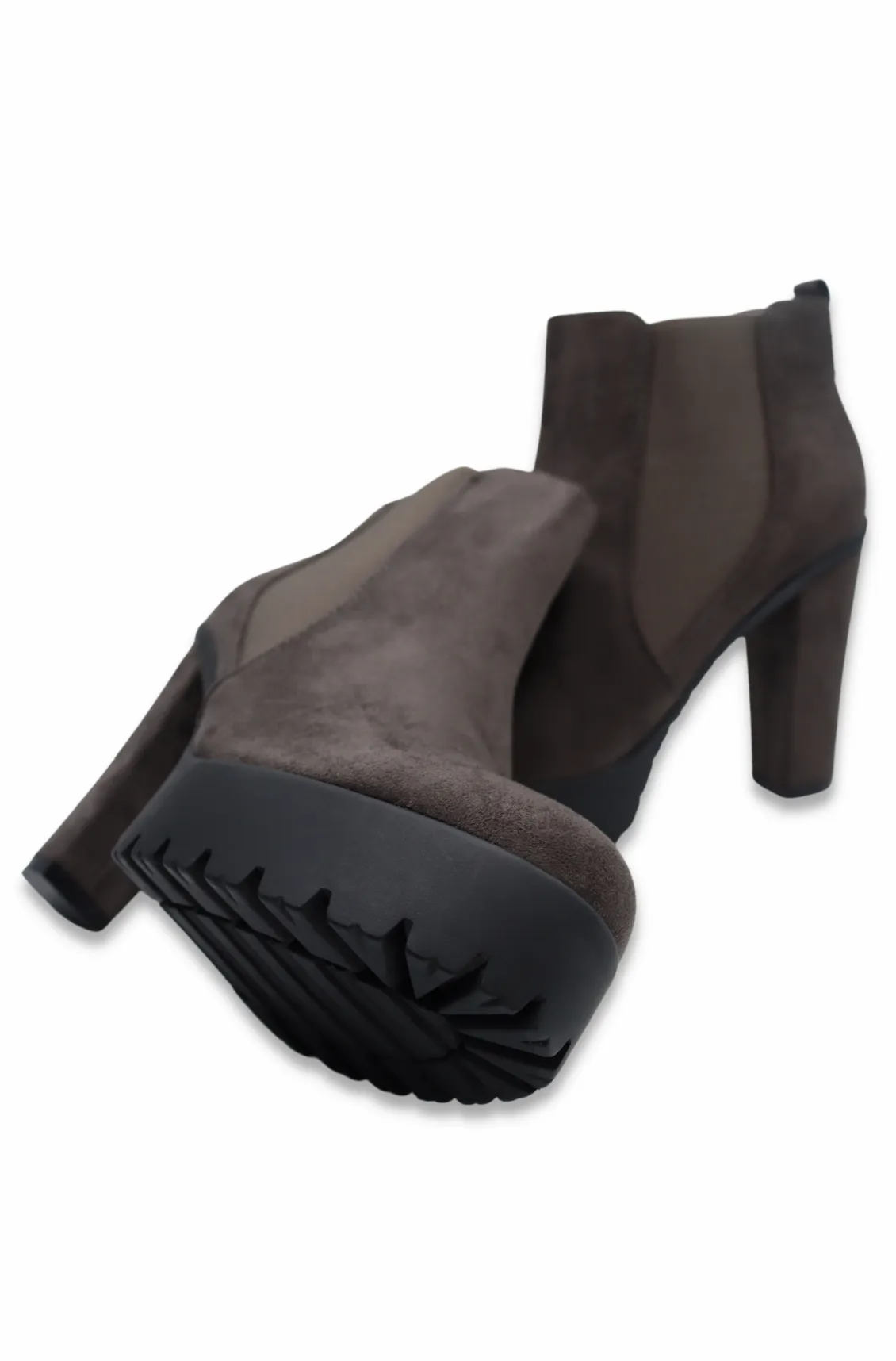 Edwin Women’s Suedette Ankle Boots (Grey)