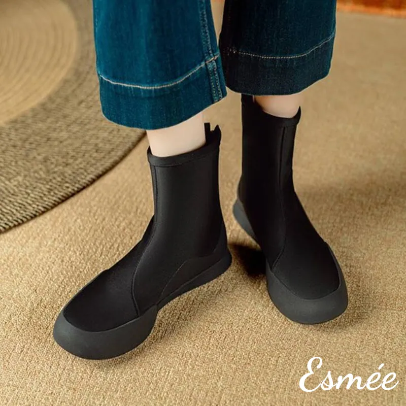 Fabrics Ankle Boots