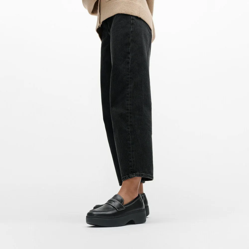 FitFlop x Song Hye Kyo <br>F-LUMA Contrast-Stitch Demi-Wedge Loafers
