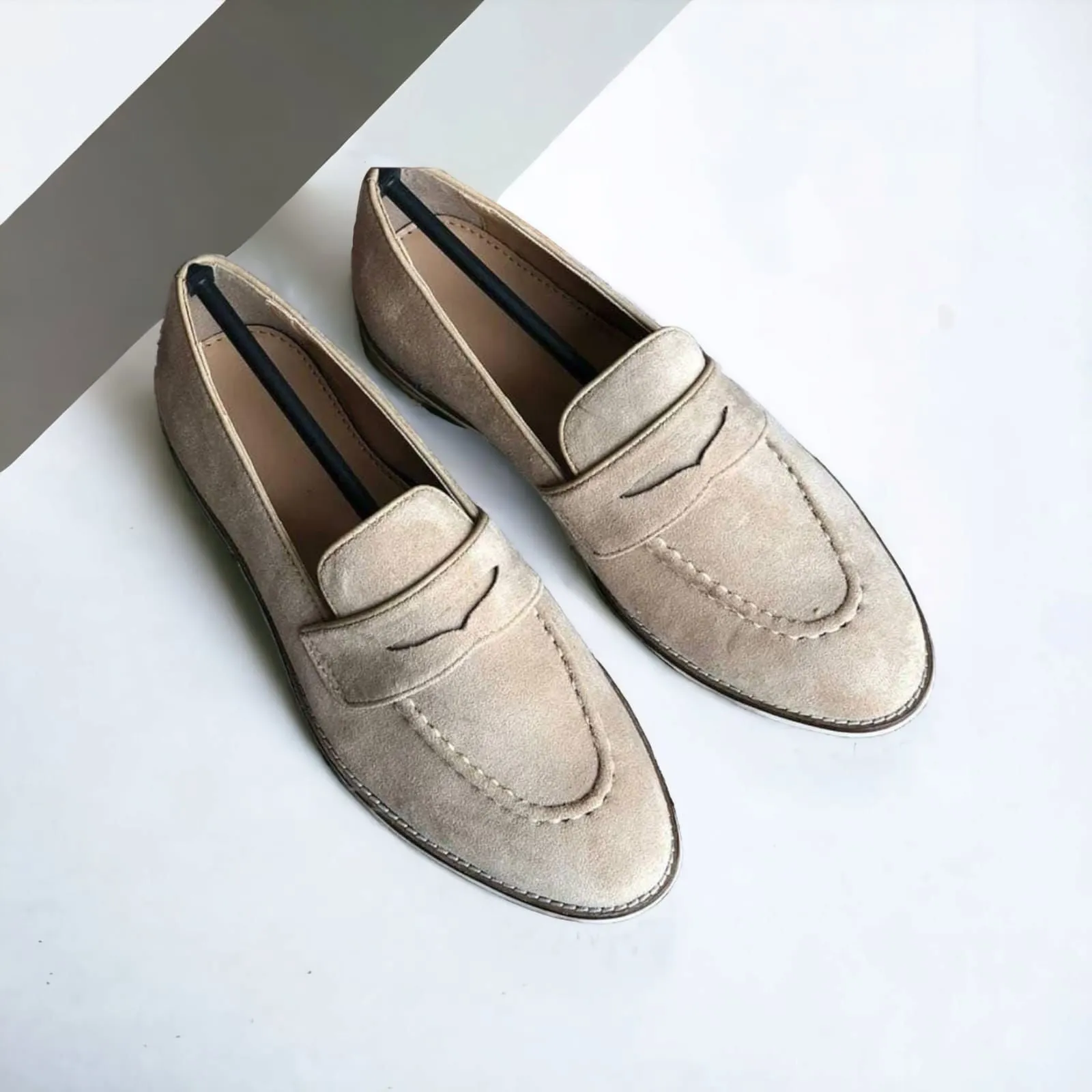 Jack Marc Men's Suede Loafer For Casual and Formal Wear