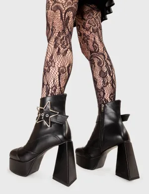 Jailhouse Rock Platform Ankle Boots