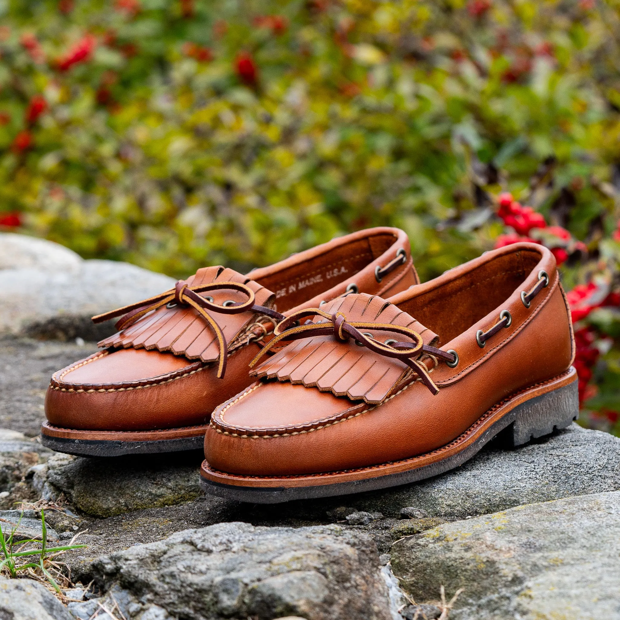 Kiltie Loafer - Tan Bulldog