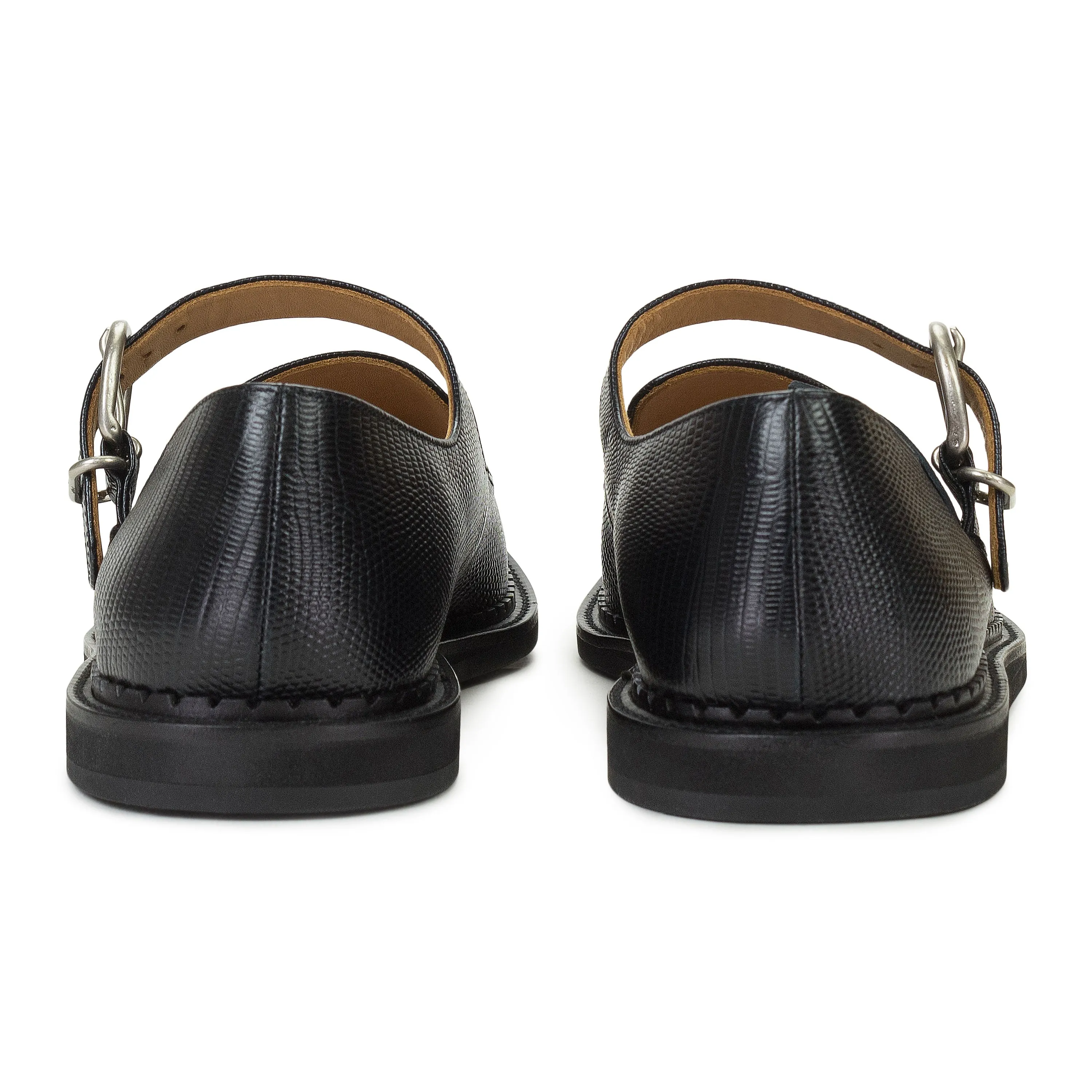 ONE STRAP BLACK ANKLE BOOTS