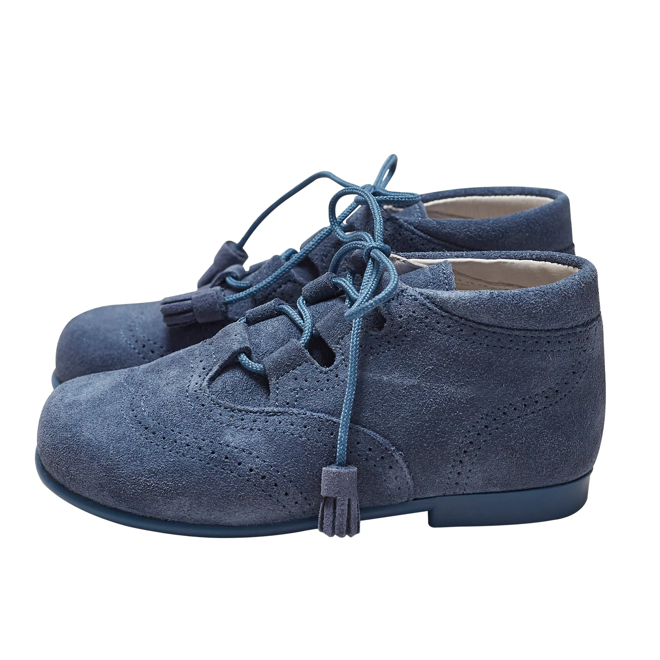 RUPERTO BABY BLUE SUEDE BOOTS