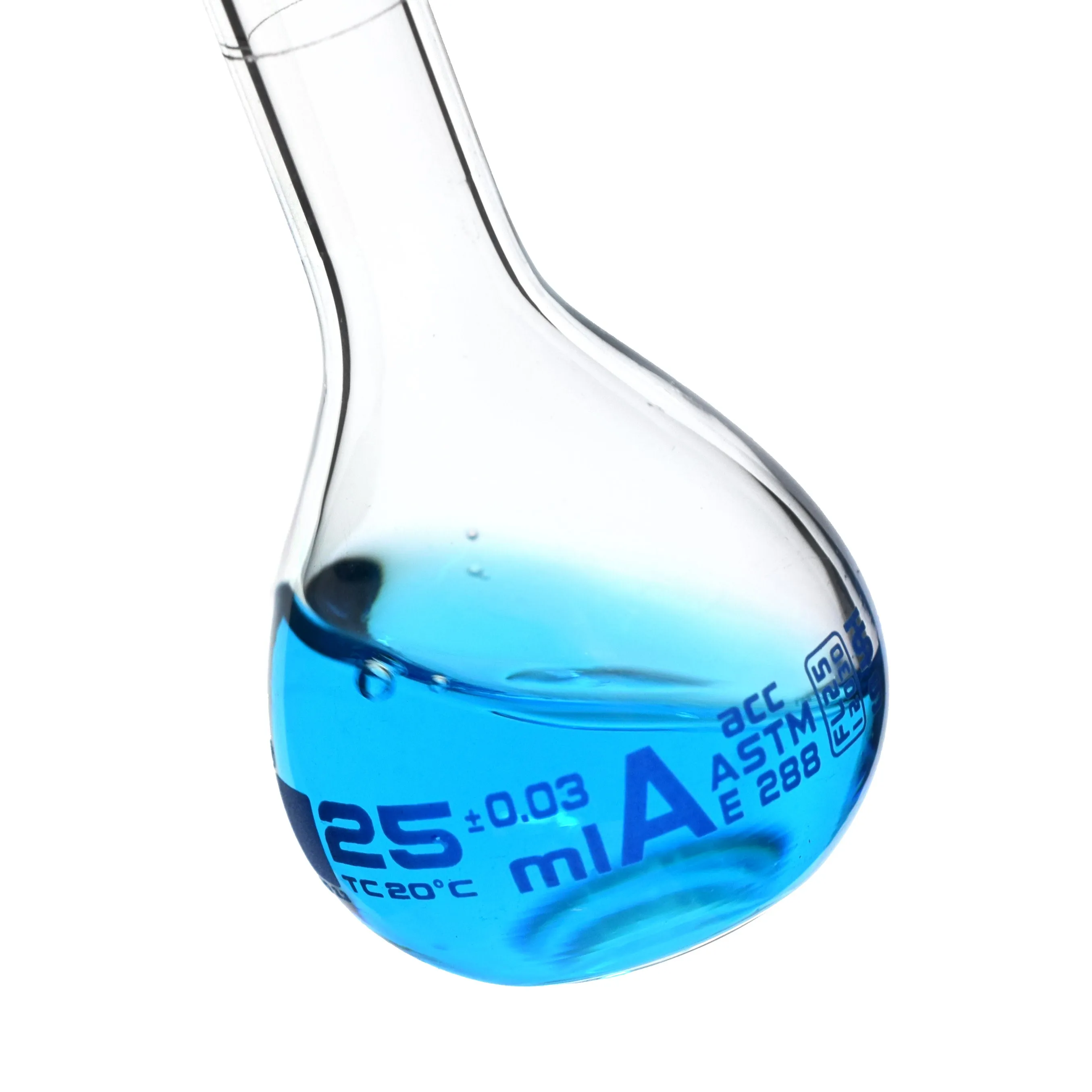 Safety Pack Volumetric Flask Set - 10ml, 25ml & 50ml - Class A, ASTM -Borosilicate 3.3 Glass