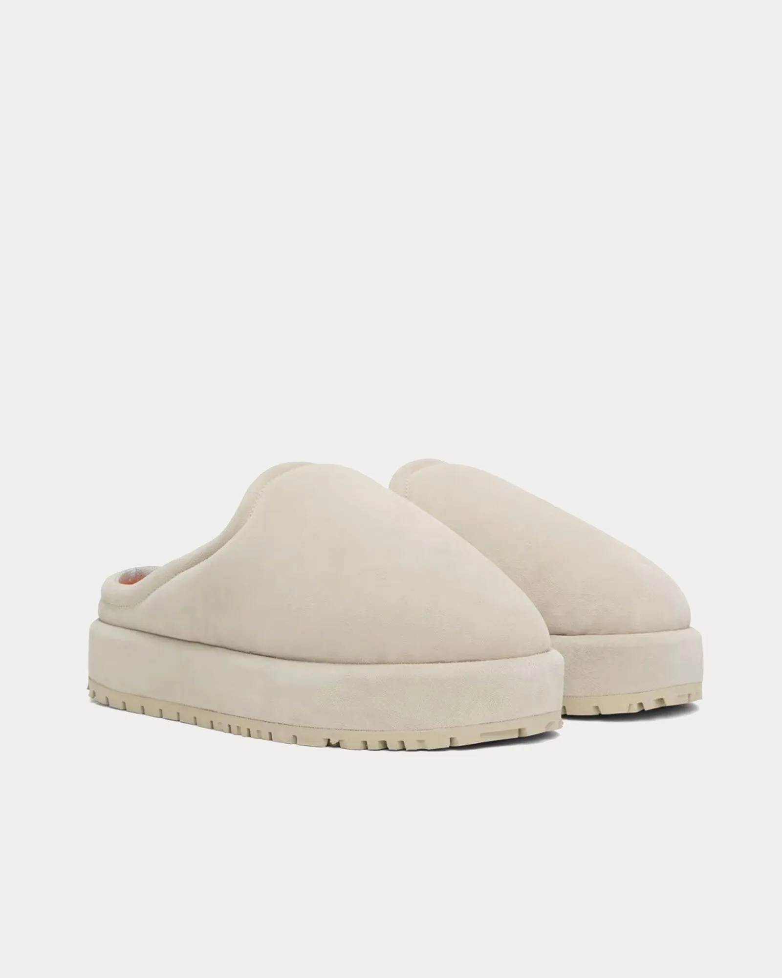 Sole Mars Nabuk Off White Slippers