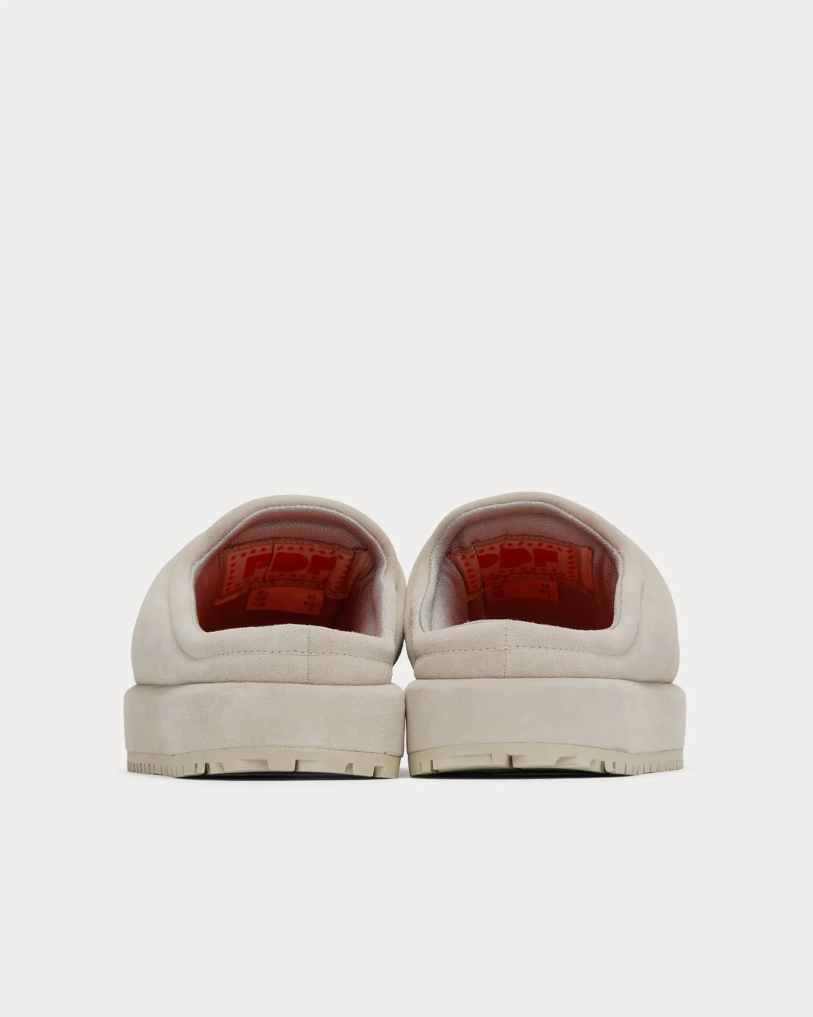 Sole Mars Nabuk Off White Slippers