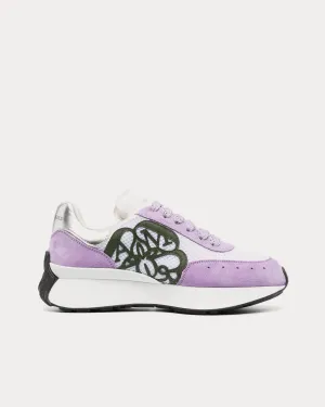 Sprint Runner Purple / White Low Top Sneakers