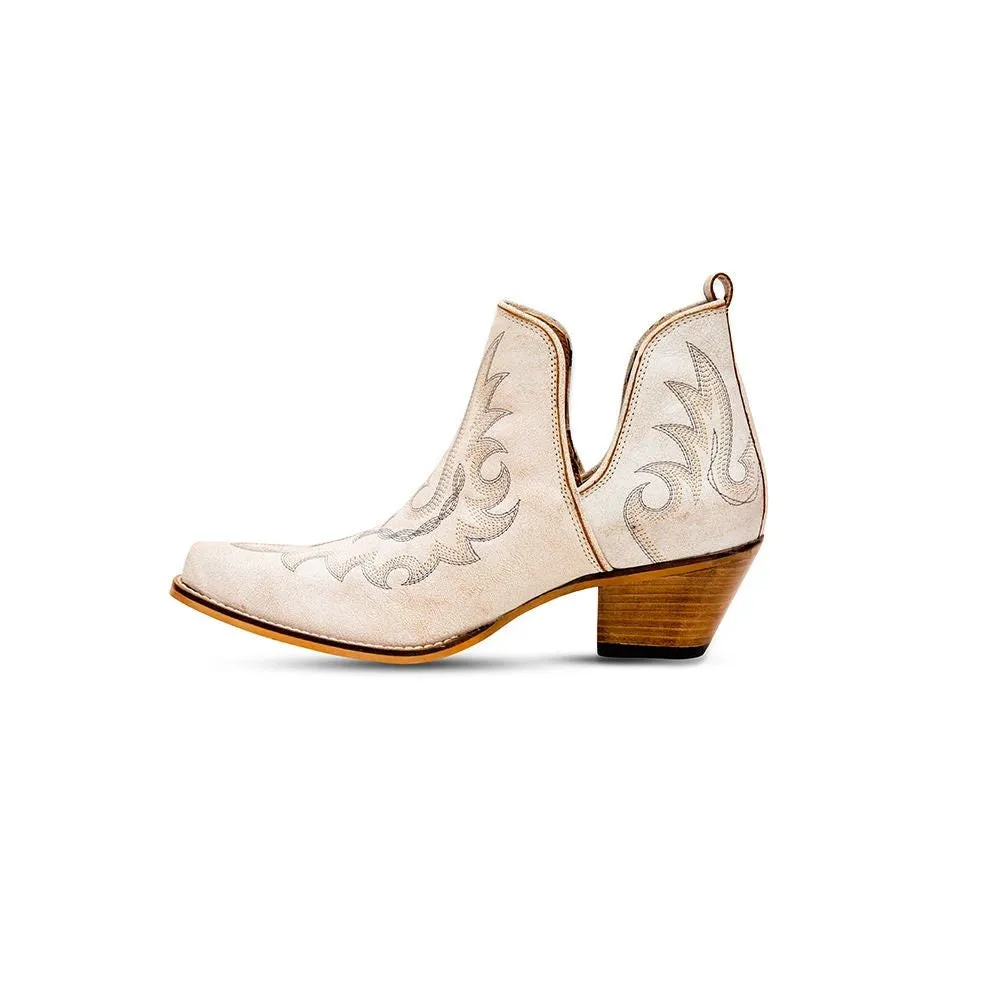 White House Leather Booties