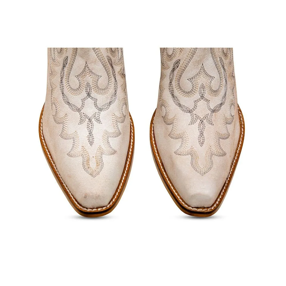White House Leather Booties