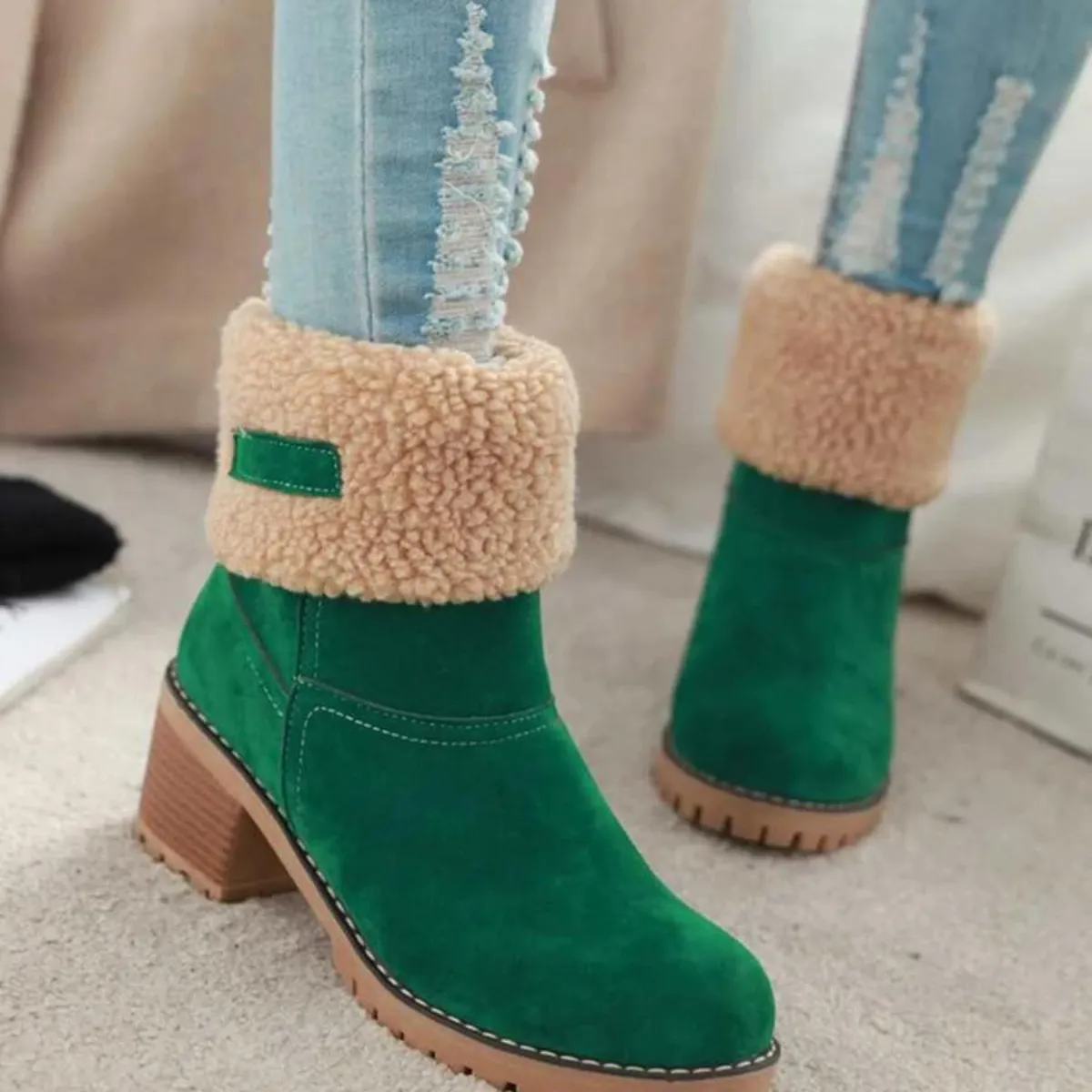 Womens Winter Fur Boots