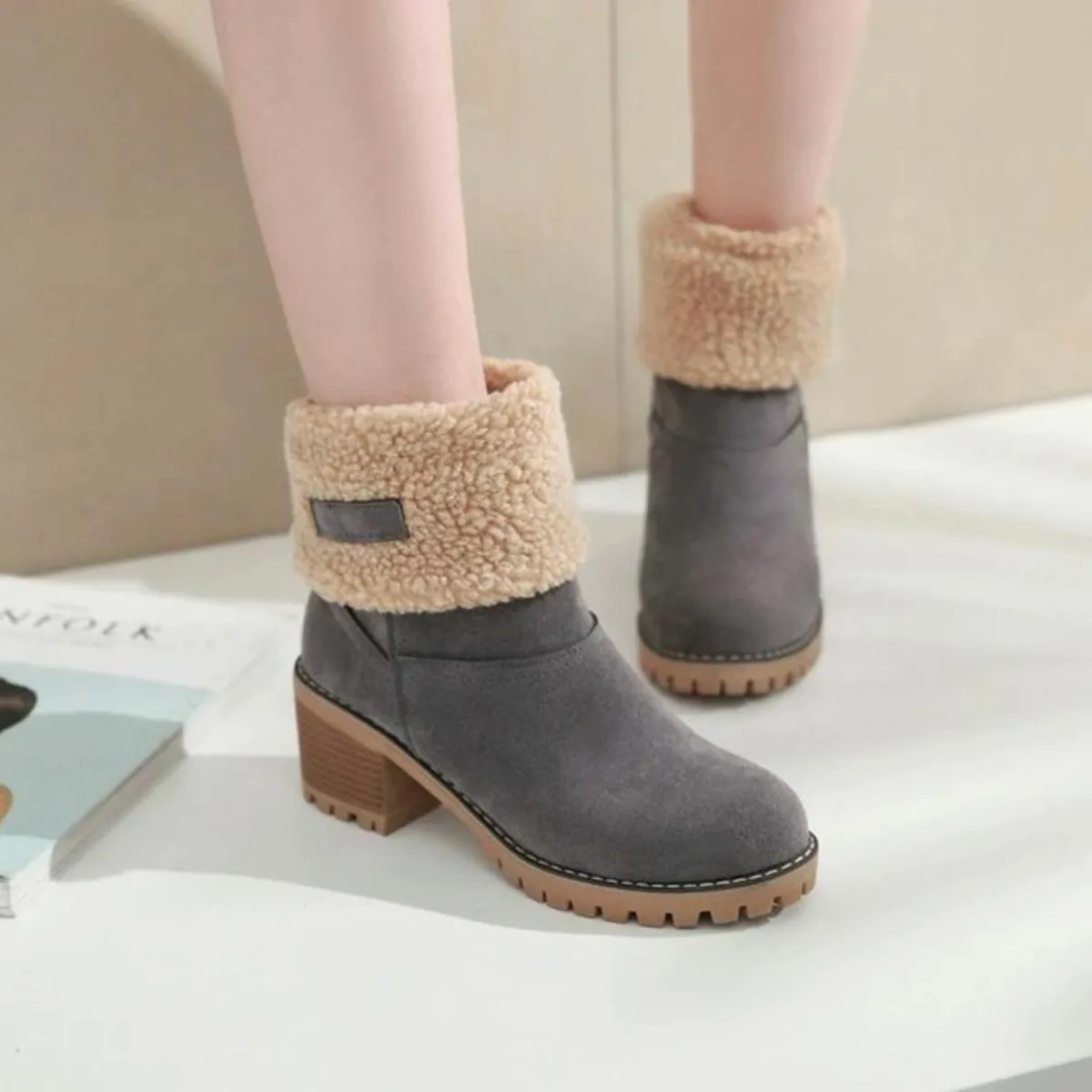 Womens Winter Fur Boots