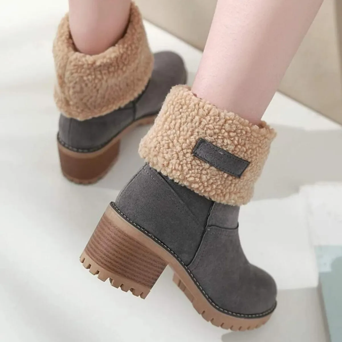 Womens Winter Fur Boots