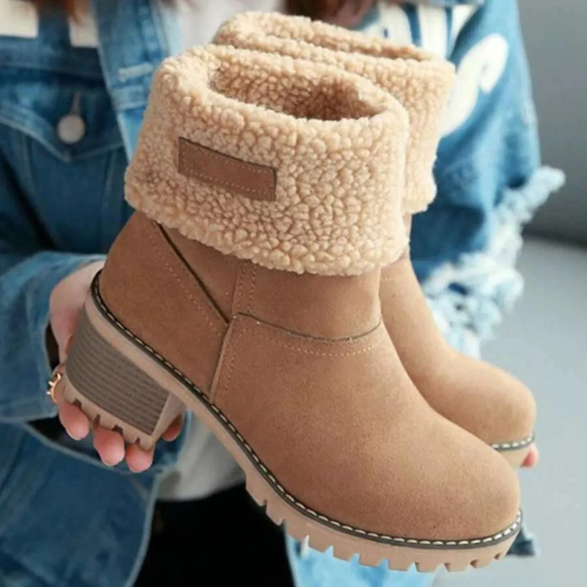 Womens Winter Fur Boots